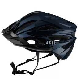 Casque VTT A.S.V.P. à LED Bleu Nuit