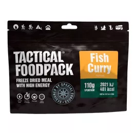 Plat Lyophilisé Tactical Foodpack : Repas Principal - Curry de Poisson