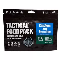 Plat Lyophilisé Tactical Foodpack : Repas Principal - Poulet et Nouilles