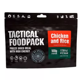 Plat Lyophilisé Tactical Foodpack : Repas Principal - Poulet et Riz