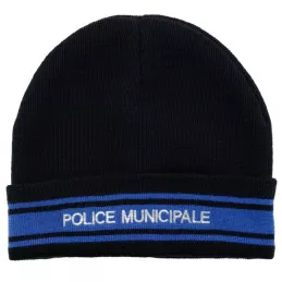 Bonnet Bleu Marine brodé Police Municipale DMB