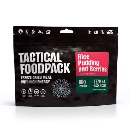 Plat Lyophilisé Tactical Foodpack : Petit Déjeuner - Riz au lait et aux Framboises
