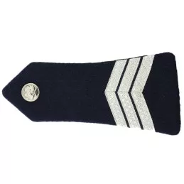 Pattes d'Epaules Police Nationale sur Drap Bleu avec Bouton