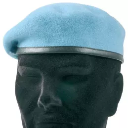 Béret Militaire Bleu Ciel ONU type commando