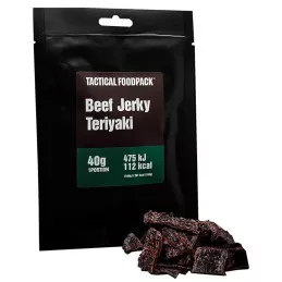 Plat Lyophilisé Tactical Foodpack : Encas - Viande de boeuf séchée Teriyaki