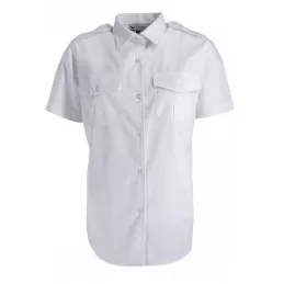 Chemisette de Cérémonie Blanche Femme avec Supports Velcro