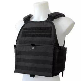 Gilet Porte-plaques Balistiques Miltec Noir