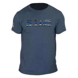 T-shirt manches courtes Legacy Blue Flag 5.11 Bleu