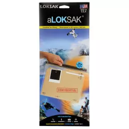 Lot de 2 pochettes étanches aLOKSAK 34,3x28,6 cm pour documents