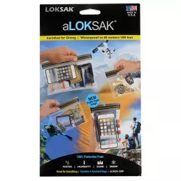 Lot de 4 pochettes étanches aLOKSAK petit format
