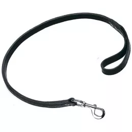 Laisse de conduite 120 cm en cuir doublé Scorpion