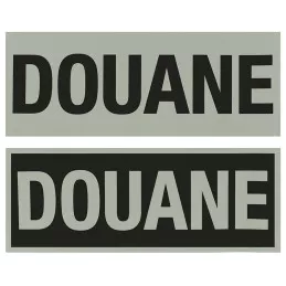 Bande rétroréfléchissante Douane 10 x 30 cm
