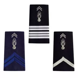 Fourreaux d'épaules Gendarmerie Départementale Souples Brodés Homme (x2)