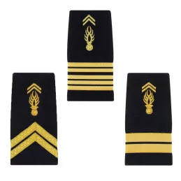 Fourreaux d'épaules Gendarmerie Mobile Souples Brodés Homme (x2)