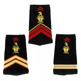 Fourreaux d'épaules Sapeurs Pompiers de Paris Souples Brodés (x2)