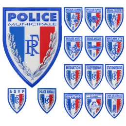 Ecusson Police Municipale plastifié