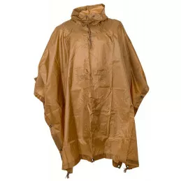 Poncho Ripstop Coyote Tan (Beige)