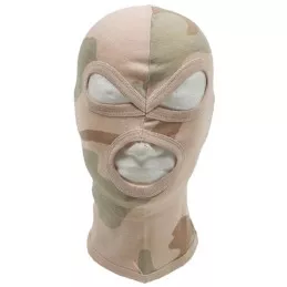 Cagoule coton 3 trous Camouflage Désert
