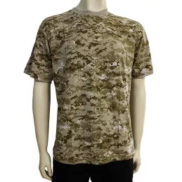 T-shirt Militaire Camouflage Digital Désert