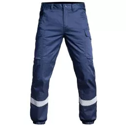 Pantalon Sécurité Incendie HV-Tape Sécu-One A10 Bleu Marine