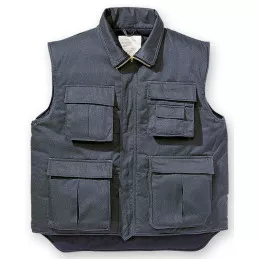 Gilet Matelassé Bleu Marine