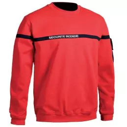 Sweat Sécurité Incendie Brodé Sécu-One A10