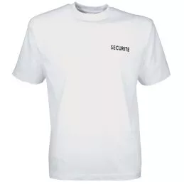 T-shirt Imprimé Sécurité Cityguard Blanc