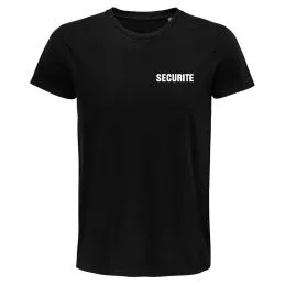 T-shirt Imprimé Sécurité Guardforce Noir