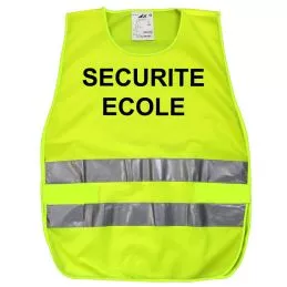 Chasuble Fluo Sécurité Ecole T2S Jaune