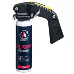 Aérosol de Défense Gel Poivre 100 ml A10 Equipment avec Poignée