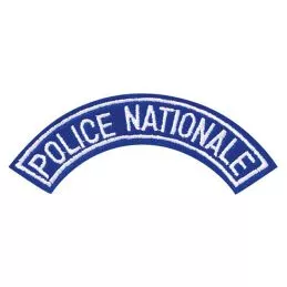 Ecusson demi-lune Police Nationale