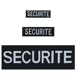Bandeau amovible brodé SECURITE Grand Modèle