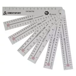 Jeu de réglettes Orientsport pour réglage de tir