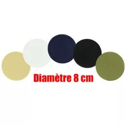 Patch Velcro Femelle Rond 8 cm de diamètre