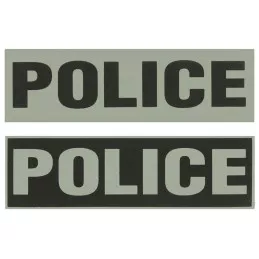 Bande rétroréfléchissante Police 3 x 10 cm