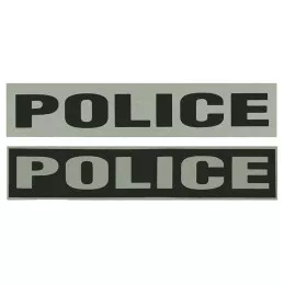 Bande rétroréfléchissante Police 2 x 10 cm