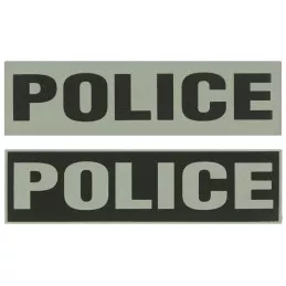 Bande rétroréfléchissante Police 4 x 13 cm
