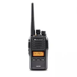 Radio Midland G18 Pro avec Socle de charge + Adaptateur mural + Batterie + Clip ceinture