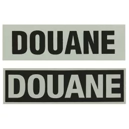 Bande rétroréfléchissante Douane 3 x 10 cm