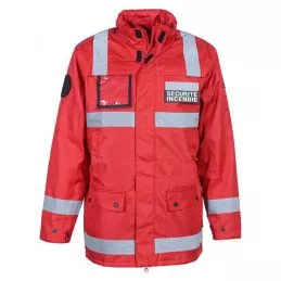 Parka Sécurité Incendie CityGuard Rouge