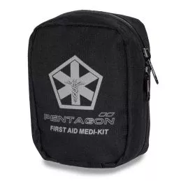 Pochette 1er Secours Hippokrates pré-équipée Pentagon Noire