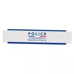Enseigne Caisson Moderne Police Municipale vue de jour