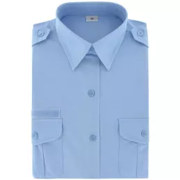 Chemise administrative Bleu Ciel Femme