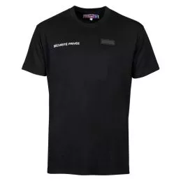 T-shirt Imprimé Sécurité Petite Fenêtre Cityguard Noir