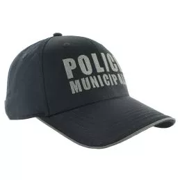 Casquette brodée POLICE MUNICIPALE Reflect