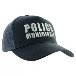 Casquette brodée POLICE MUNICIPALE Mesh Zion spécial Eté