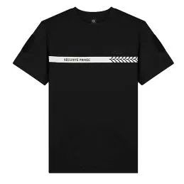 T-shirt Imprimé Sécurité Bande Grise GK Safetek Noir