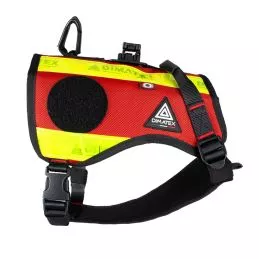 Harnais pour Chien de recherche et de sauvetage DRAKKEN 3 Dimatex Rouge