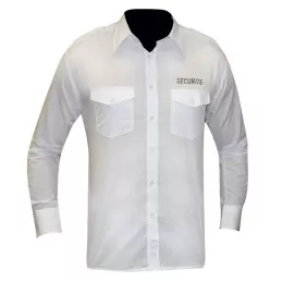 Chemise Pilote Blanche PATROL Brodée Sécurité
