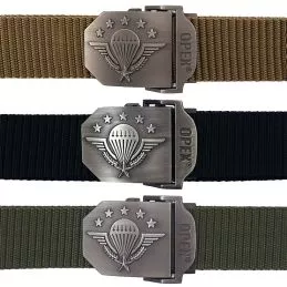 Ceinture Militaire Boucle Gravée Para Opex